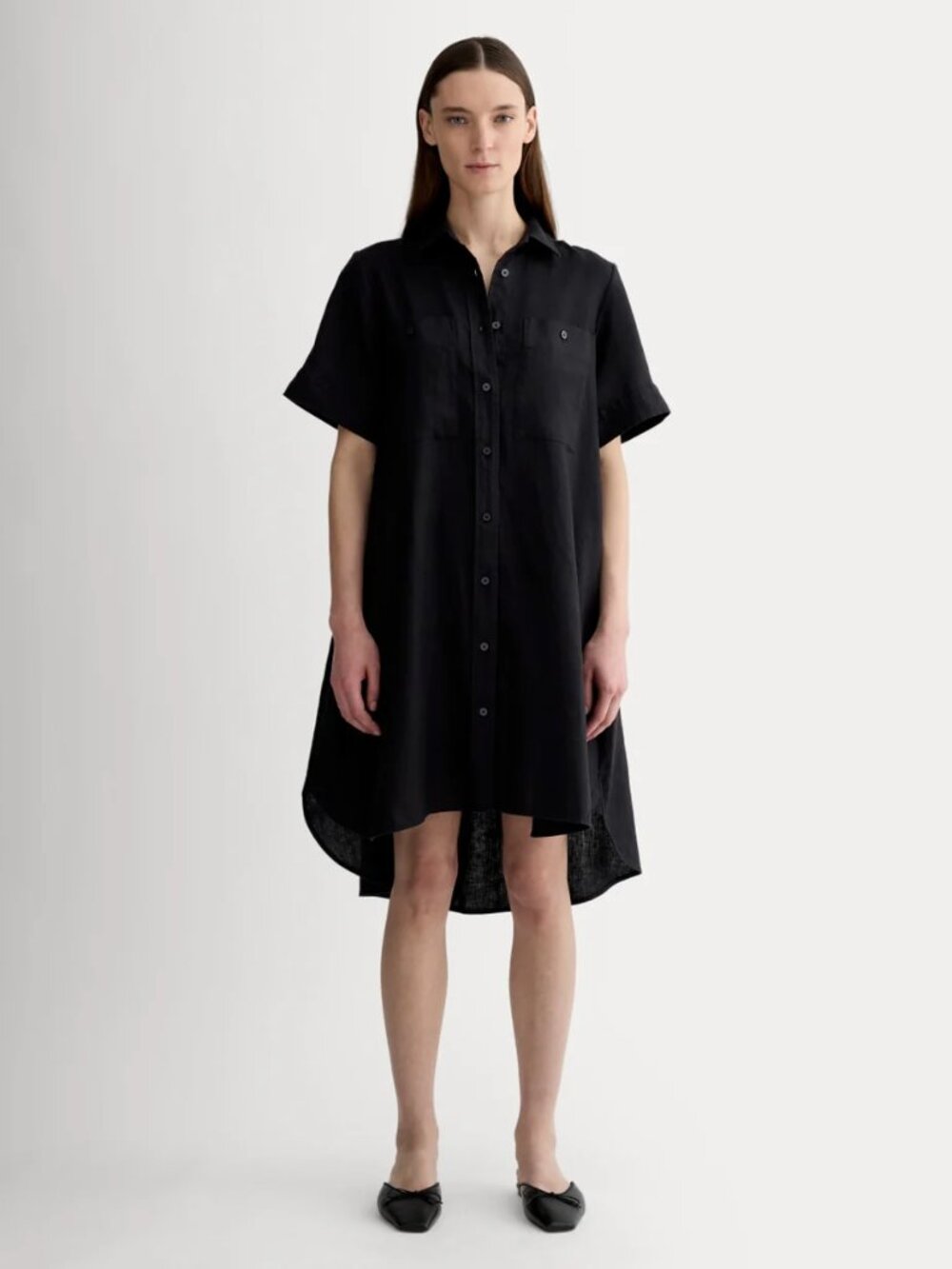 Everlane Daytripper Dress in Black Size Large